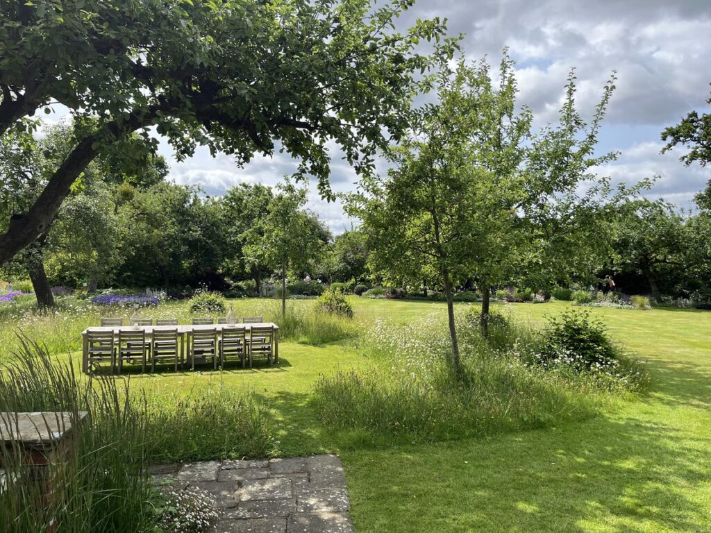 Image montrant un jardin avec une tonte différenciée